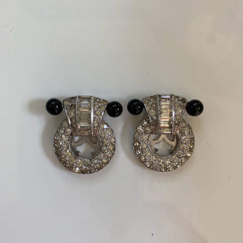 Vintage, Art Deco, shoe clips